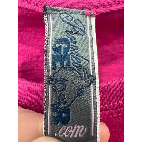 Prorodeo Gear Keep Calm And Hang On Graphic T Shirt Women 2XL Short Sleeve Pink - Picture 3 of 6